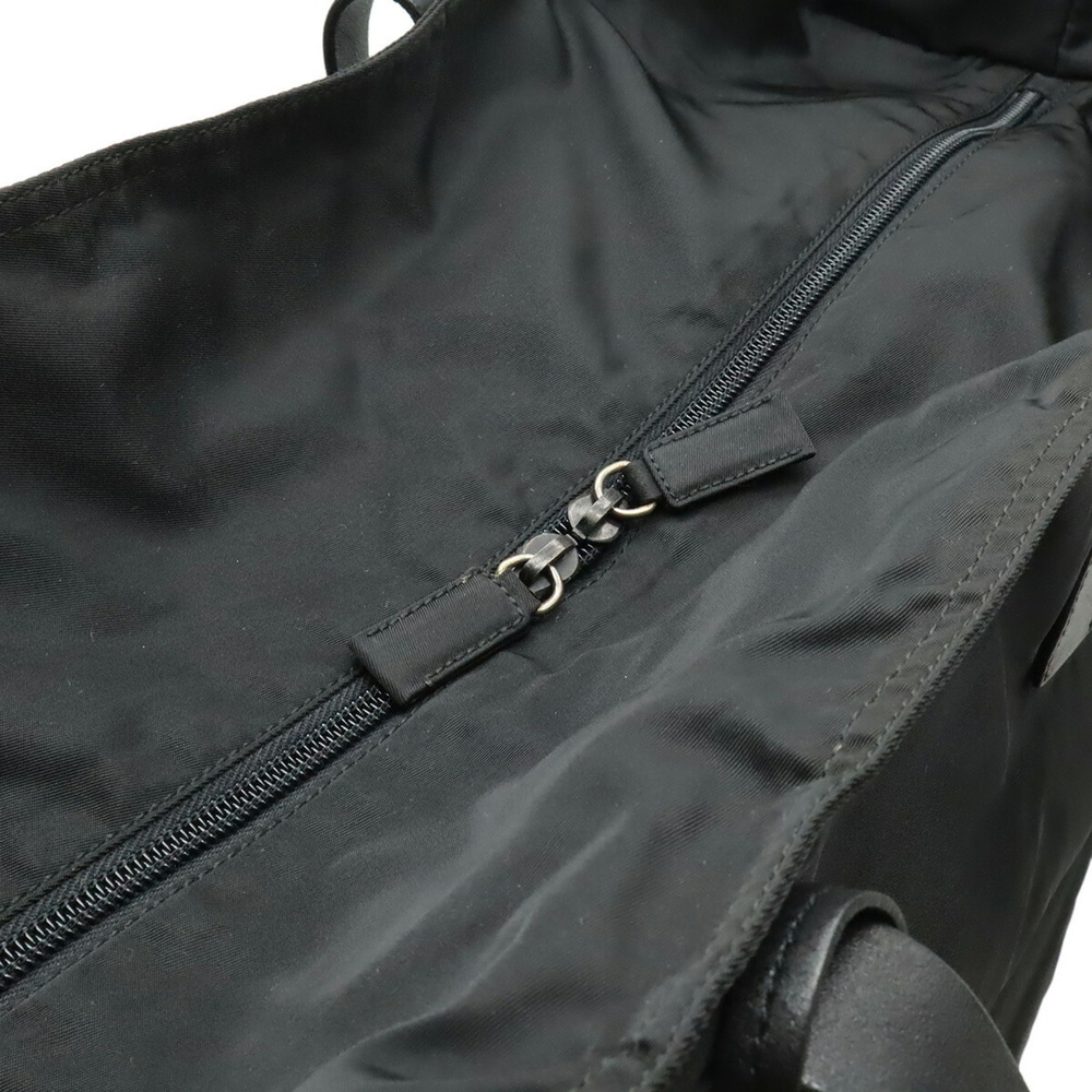 PRADA Black Leather Shoulder Bag - Picture 7 of 10